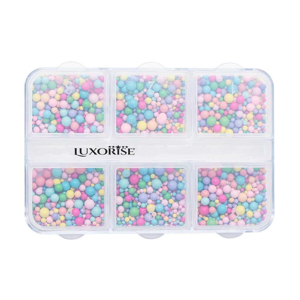 Decoratiune Bubble Nail Art LUXORISE, Rainbow Bubbles - 1 | YEO