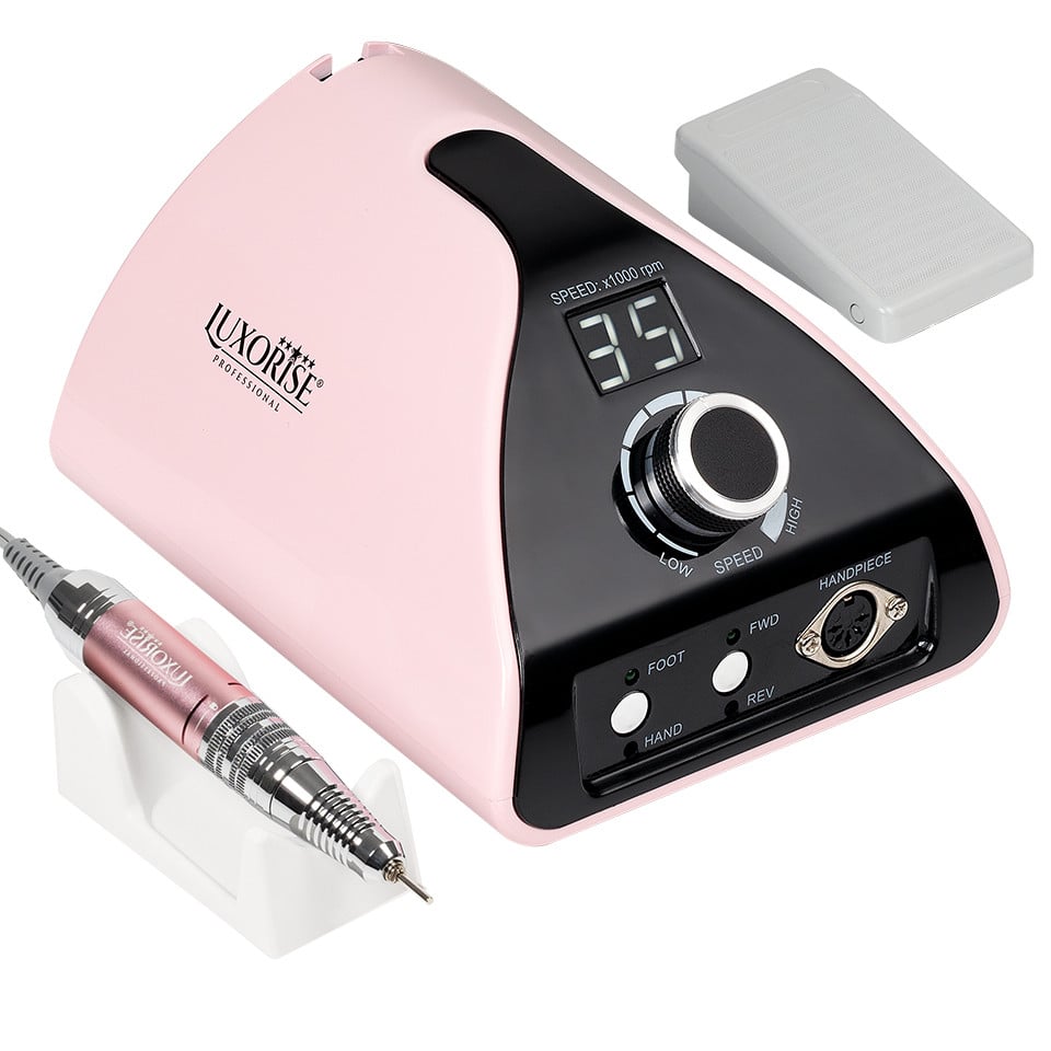 Freza unghii profesionala Energy Elite - LUXORISE , 35.000 RPM, Pink - 3 | YEO