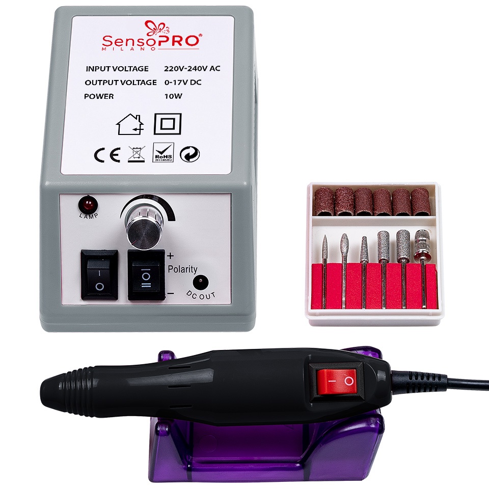 Freza Unghii Profesionala Star Nails SensoPRO Milano 20000 RPM, Gri