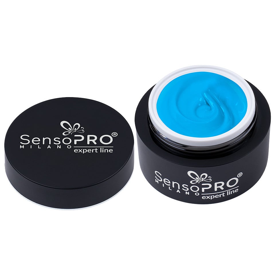 Gel Colorat UV SensoPRO Milano Expert Line - Carolina Sky 5ml - 2 | YEO