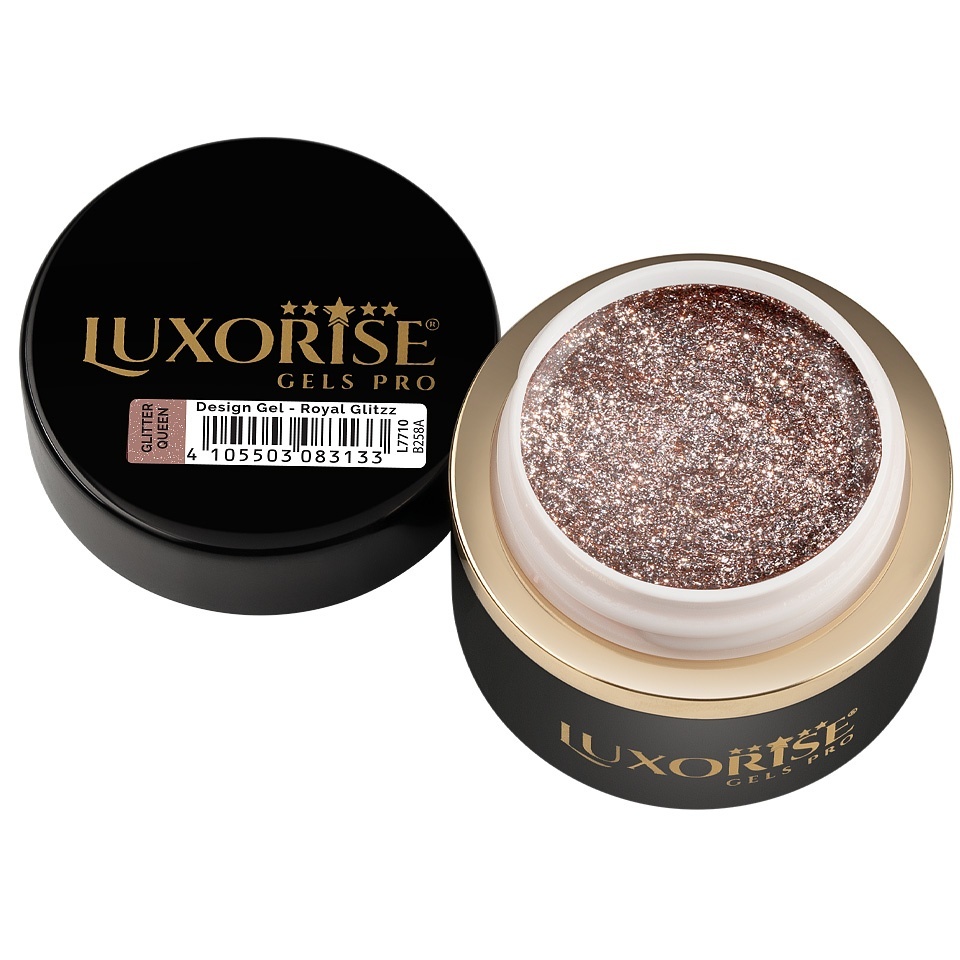 Gel Design 3D LUXORISE - Royal Glitz, Glitter Queen 5ml - 2 | YEO