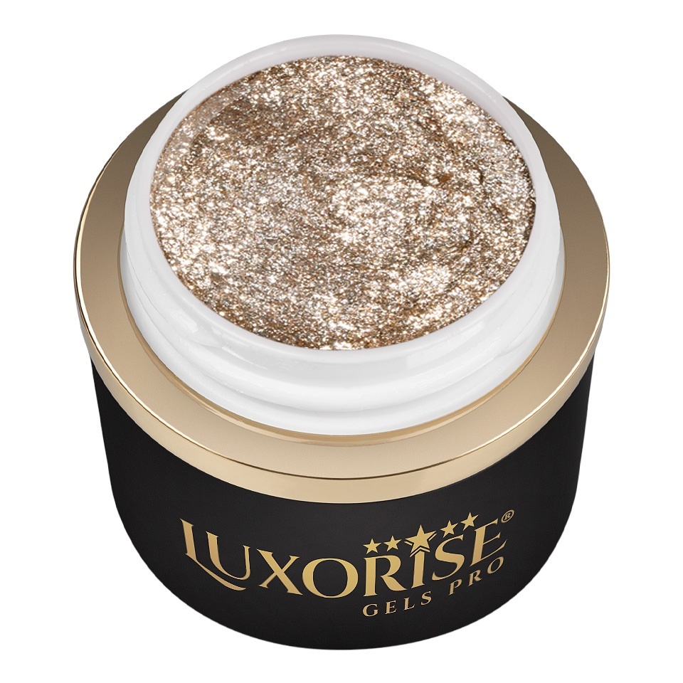 Gel Design 3D LUXORISE - Royal Glitz, Golden Kiss 5ml