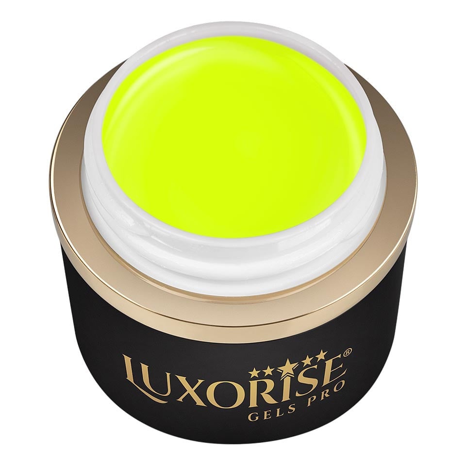 Gel Pictura Unghii LUXORISE Perfect Line - Neon Yellow, 5ml - 1 | YEO