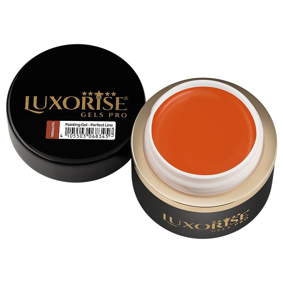 Gel Pictura Unghii LUXORISE Perfect Line - Terracota, 5ml - 2 | YEO