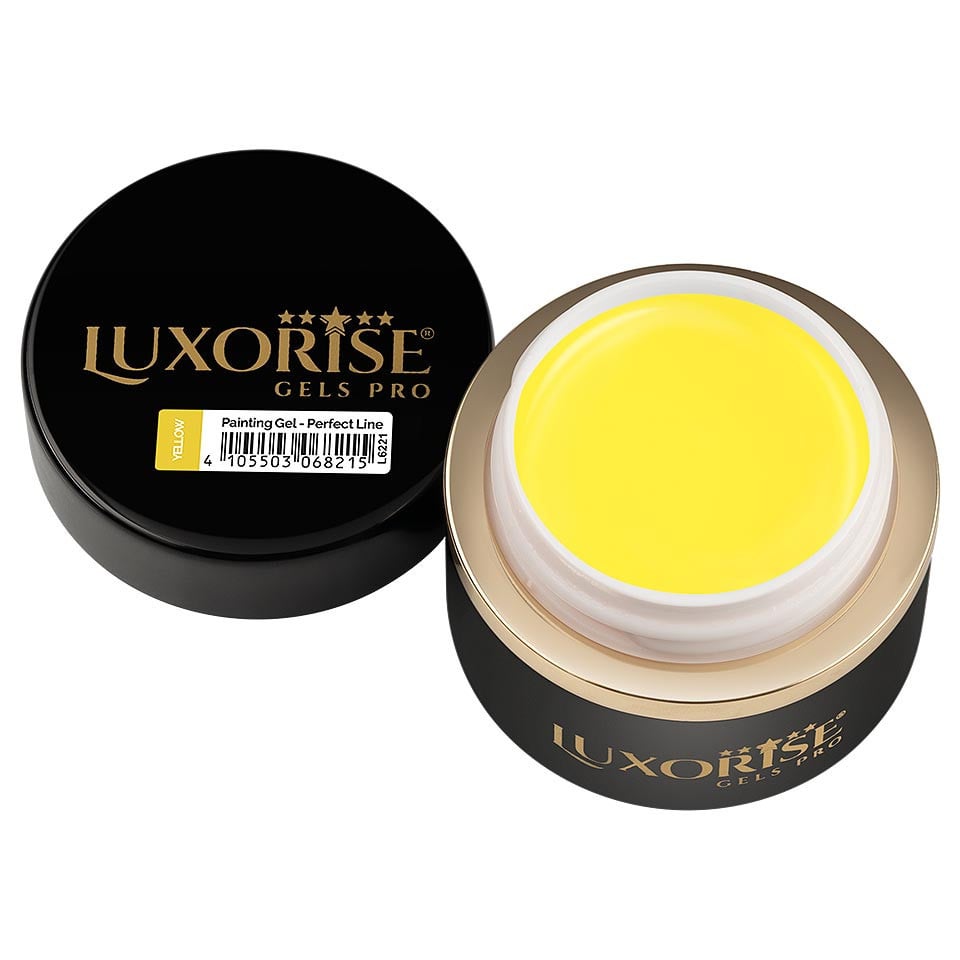 Gel Pictura Unghii LUXORISE Perfect Line - Yellow, 5ml - 2 | YEO