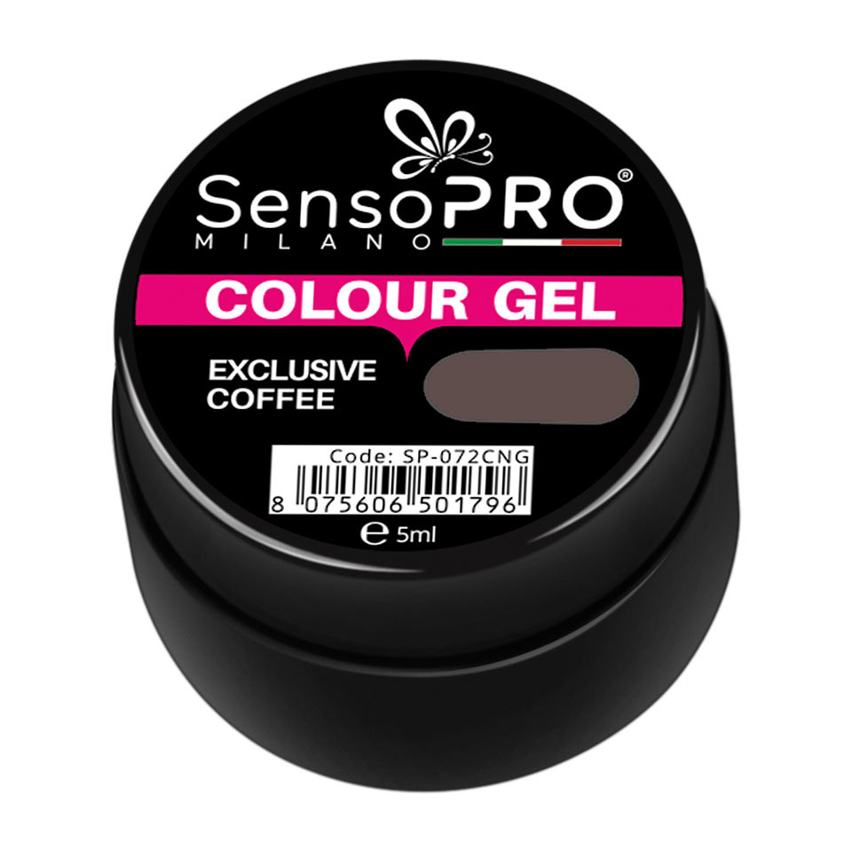 Gel UV Colorat Exclusive Coffee 5ml, SensoPRO Milano - 1 | YEO