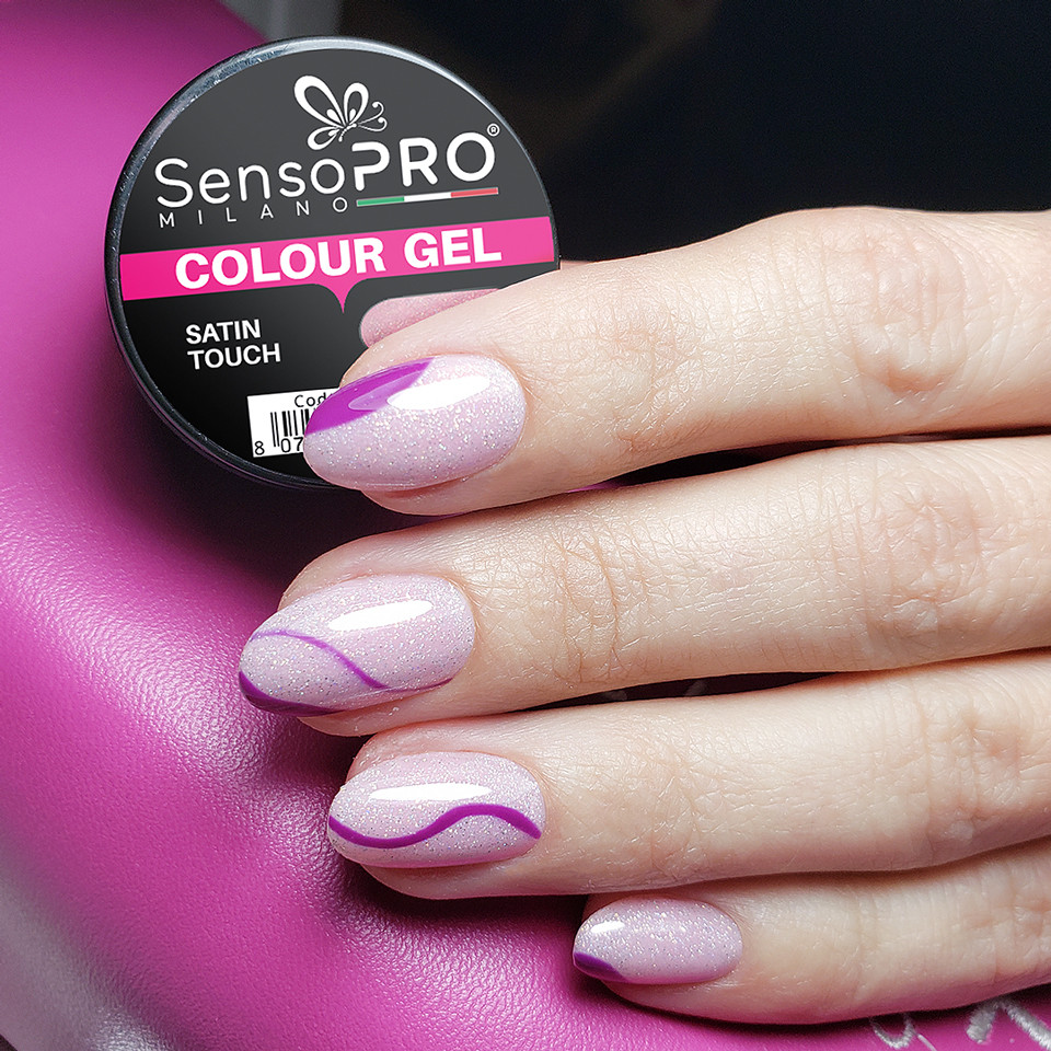 Gel UV Colorat Satin Touch 5ml, SensoPRO Milano - 1 | YEO