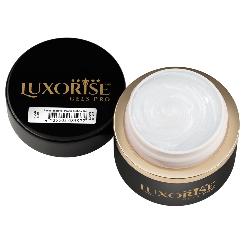 Gel UV Constructie Unghii RevoFlex Royal Pearls LUXORISE 15ml, Moon Aura - 2 | YEO