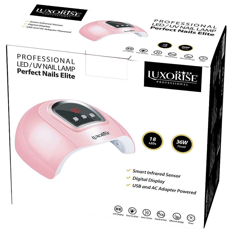 Lampa UV LED Unghii 36W Perfect Nails Elite - LUXORISE - 2 | YEO