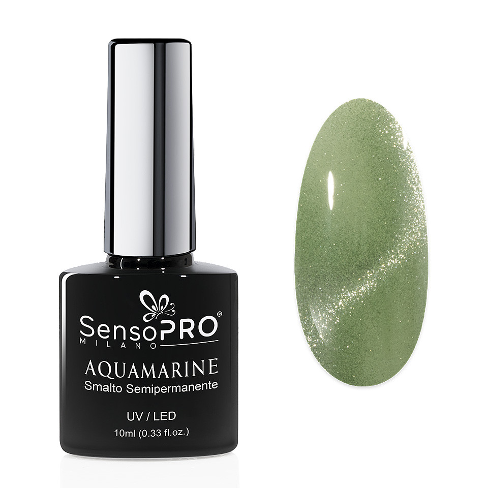 Oja Semipermanenta Aquamarine SensoPRO Milano 10ml, Green Cascade