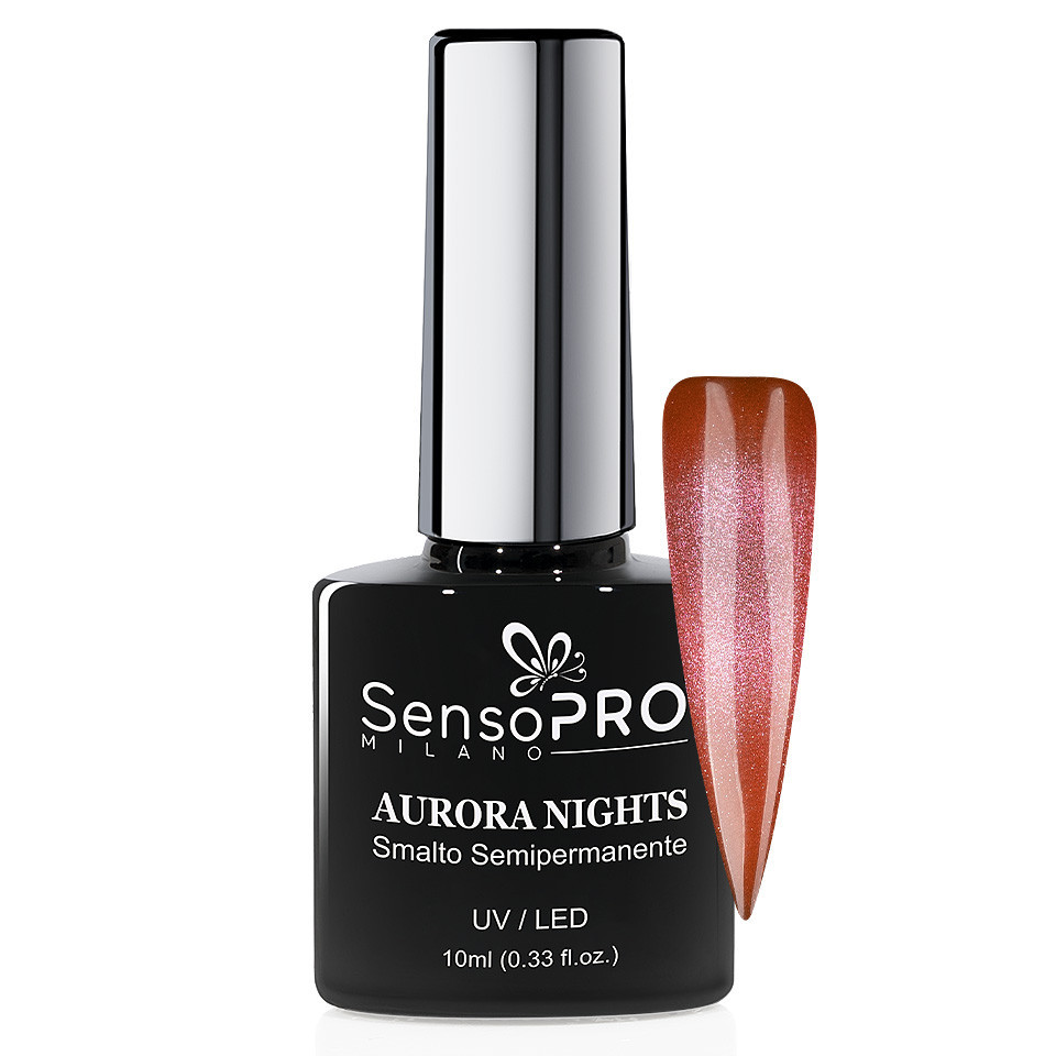 Oja Semipermanenta Aurora Nights SensoPRO Milano 10ml, Moon Mirage 24