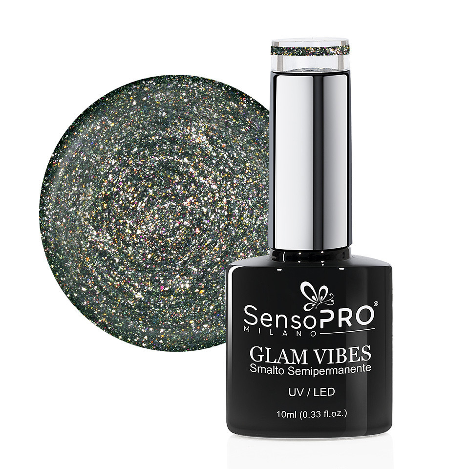 Oja Semipermanenta Glam Vibes SensoPRO Milano 10ml, Casino Night #40