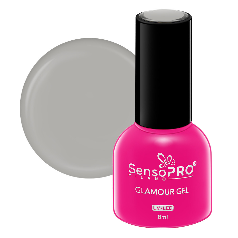 Oja Semipermanenta Glamour Gel SensoPRO Milano 8ml, Stone Cold #12