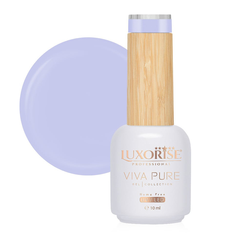 Oja Semipermanenta Hema Free Viva Pure LUXORISE - Powder Purple 10ml