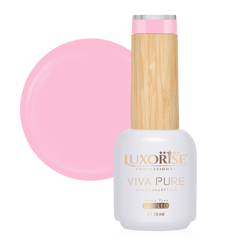 Oja Semipermanenta Hema Free Viva Pure LUXORISE - Pure Pink 10ml