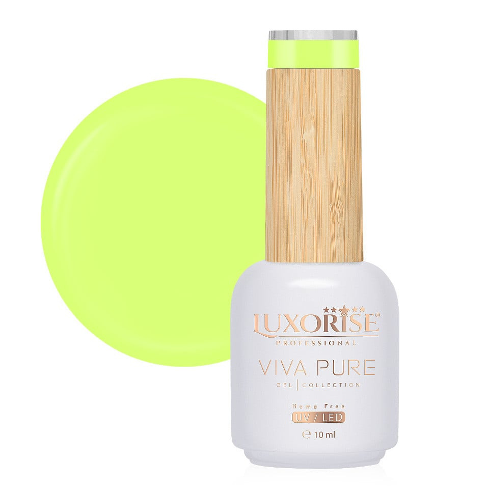 Oja Semipermanenta Hema Free Viva Pure LUXORISE - Sunlit Lime 10ml