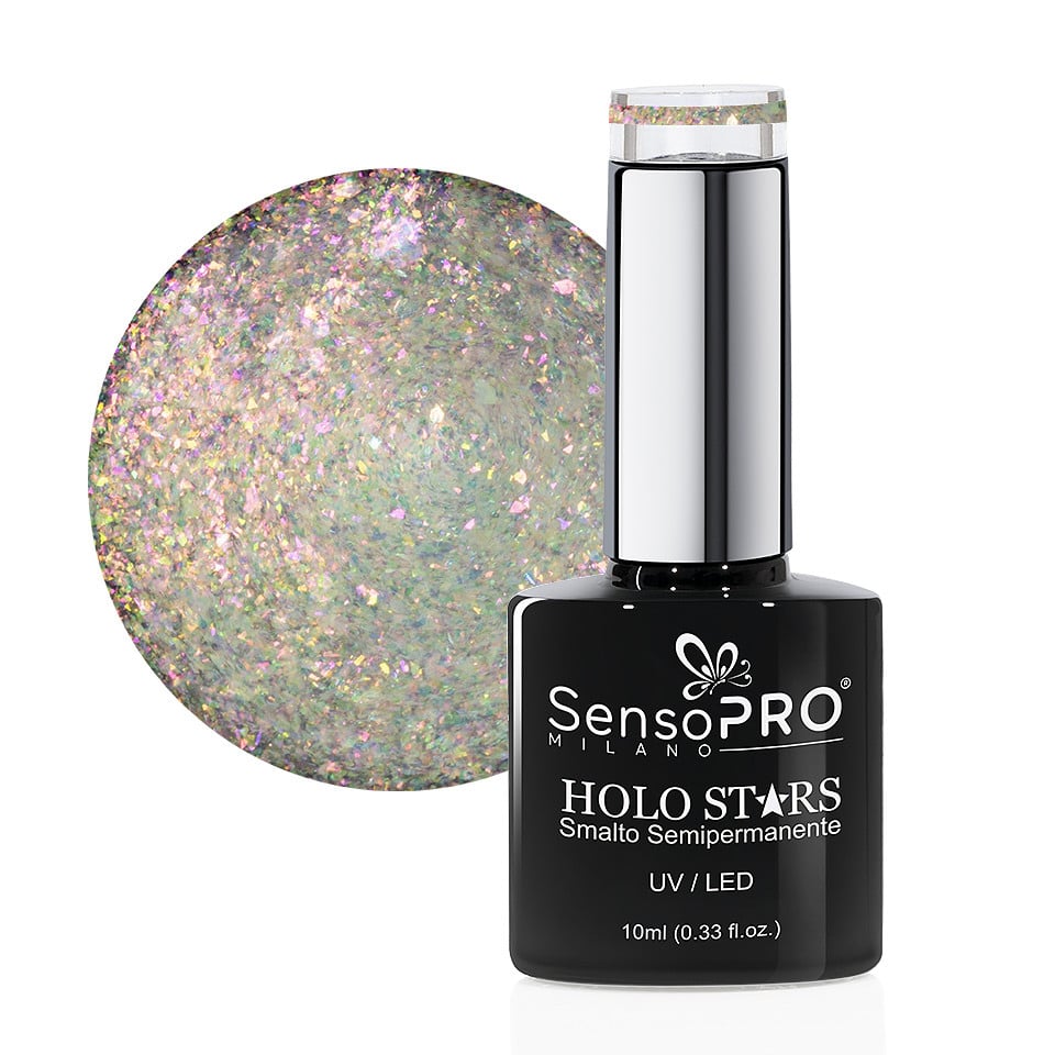 Oja Semipermanenta Holo Stars SensoPRO Milano 10ml, Celestial Wings #05