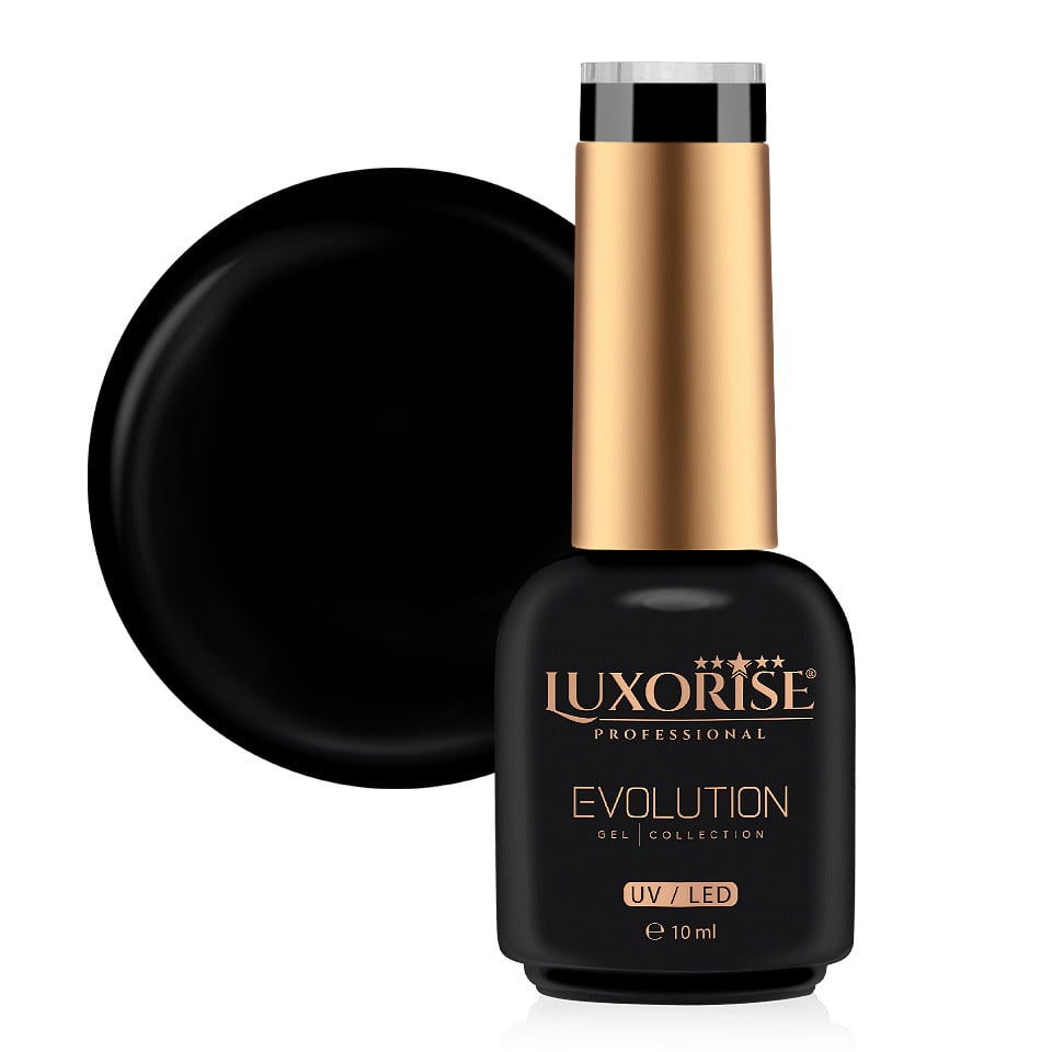 Oja Semipermanenta LUXORISE Evolution, Enjoy Yourself - Black is Back 10ml