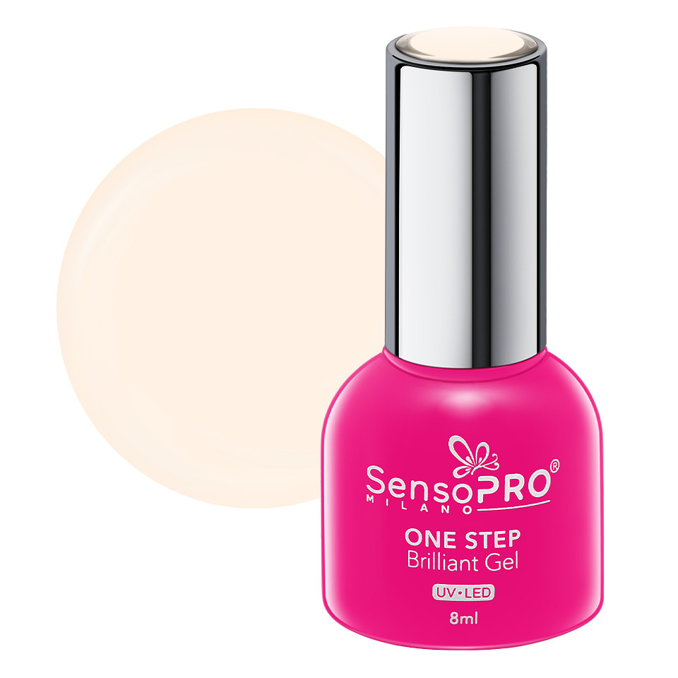 Oja Semipermanenta One Step Brilliant Gel SensoPRO Milano 8ml, Crazy Innocence #29