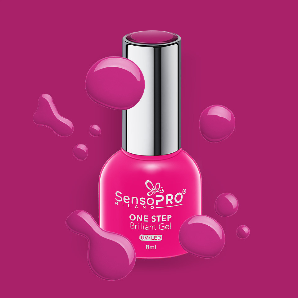 Oja Semipermanenta One Step Brilliant Gel SensoPRO Milano 8ml, Get Rich #14 - 1 | YEO