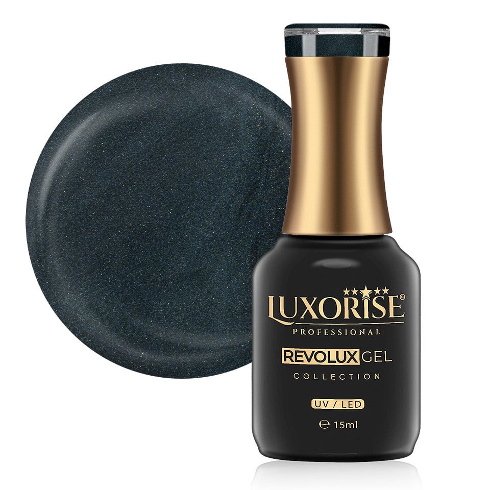 Oja Semipermanenta Revolux LUXORISE, Moss Shimmer 15ml