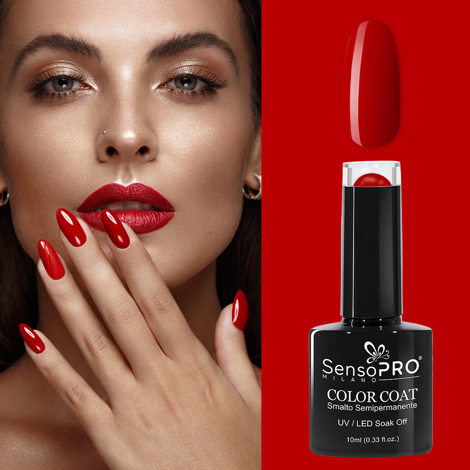 Oja Semipermanenta SensoPRO Milano 10ml - 133 Ruby Red - 1 | YEO