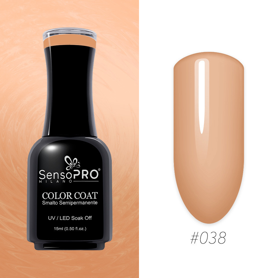 Oja Semipermanenta SensoPRO Milano 15ml, Caramel Lava #038 - 2 | YEO