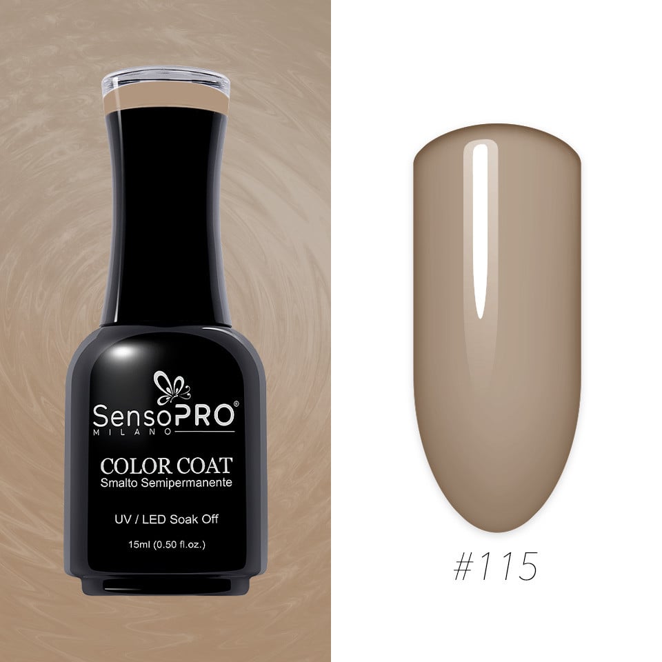 Oja Semipermanenta SensoPRO Milano 15ml, Cocoa Glaze #115 - 1 | YEO