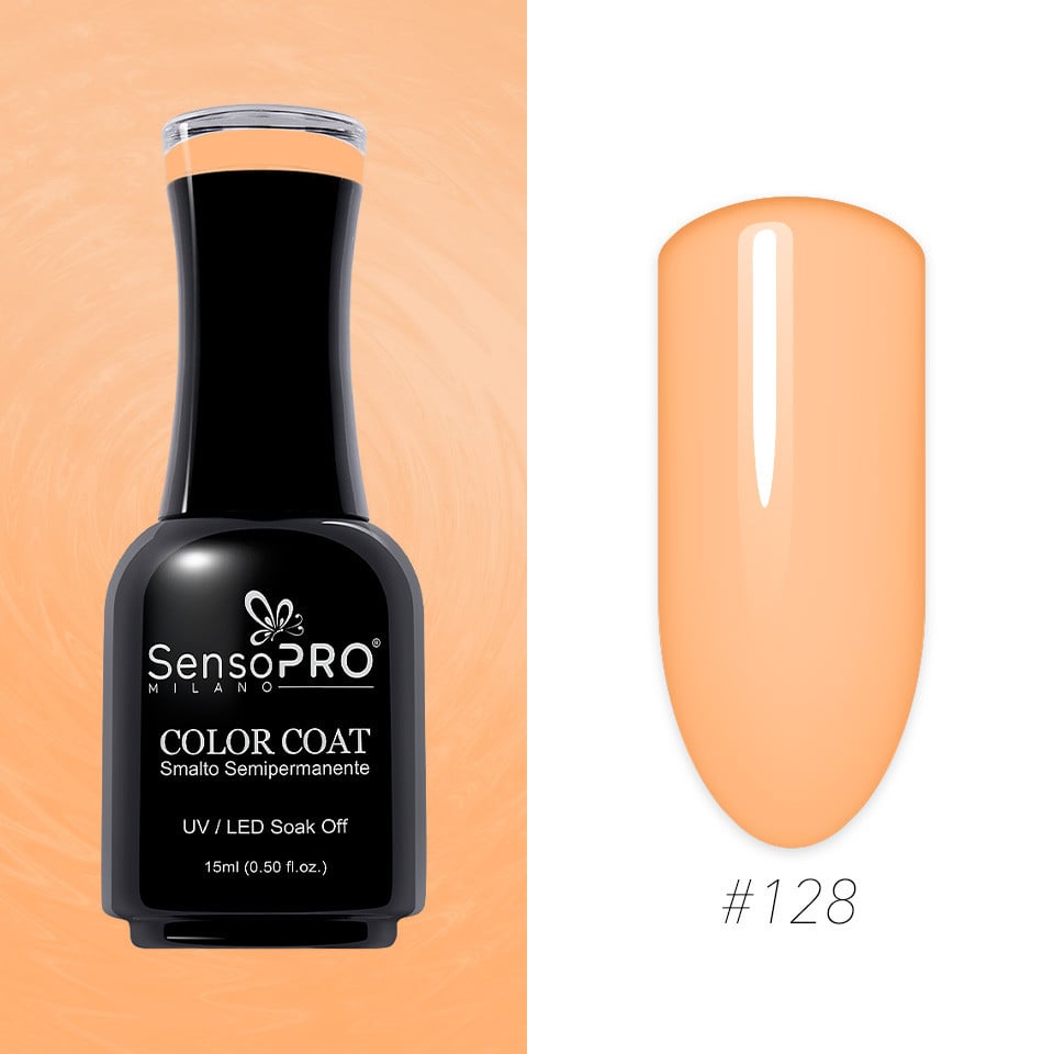 Oja Semipermanenta SensoPRO Milano 15ml, Peach Day #128 - 1 | YEO