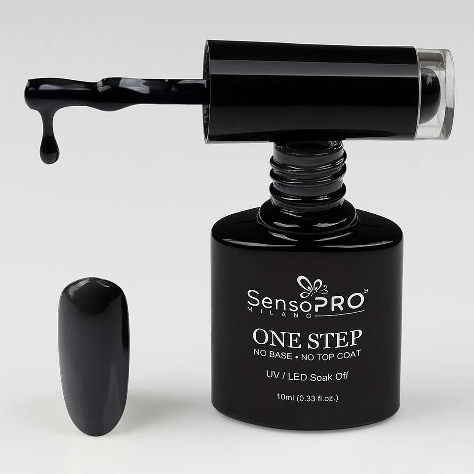 Oja Semipermanenta SensoPRO Milano One Step 10ml, Infinite Black #003 - 1 | YEO