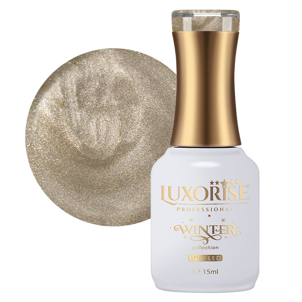 Oja Semipermanenta Winter Collection LUXORISE, Champagne Sparkle 15ml