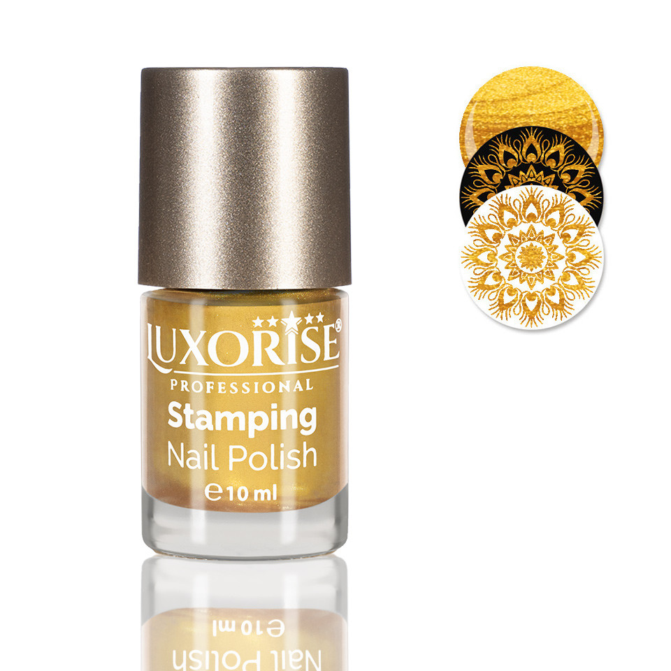 Oja Stampila Unghii LUXORISE, Laser - Gold #01