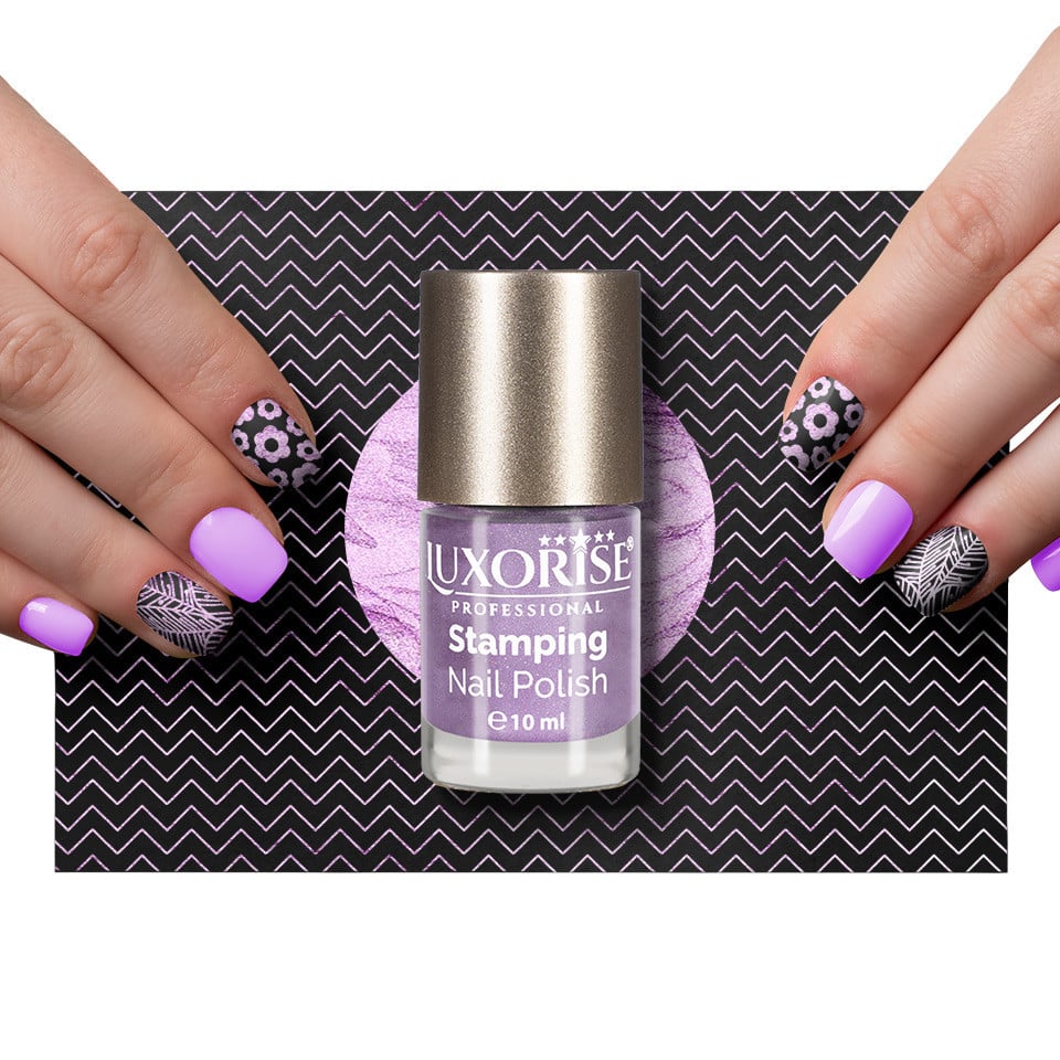 Oja Stampila Unghii LUXORISE, Laser - Violet Glow #05 - 1 | YEO