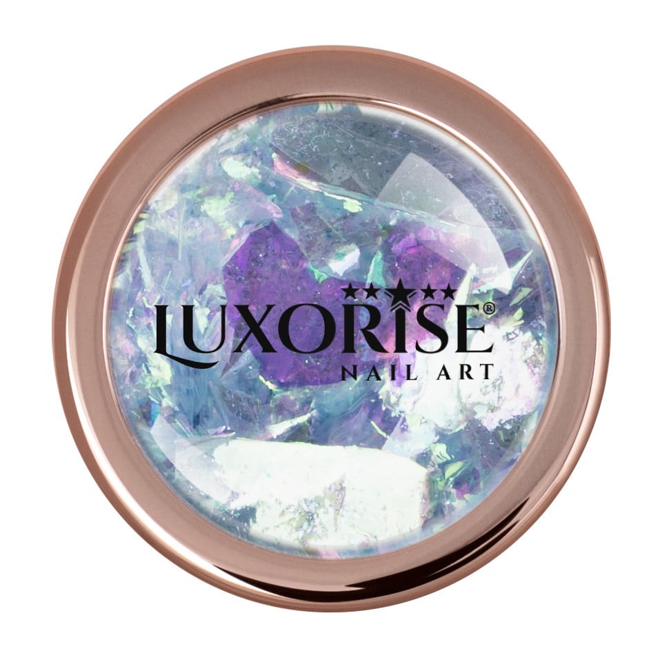 Paiete Unghii LUXORISE, Aqua Glitz