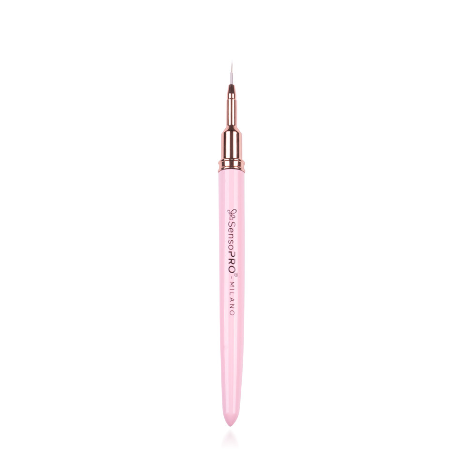 Pensula Unghii Fine Lines SensoPro, Pink Rose - 2 | YEO