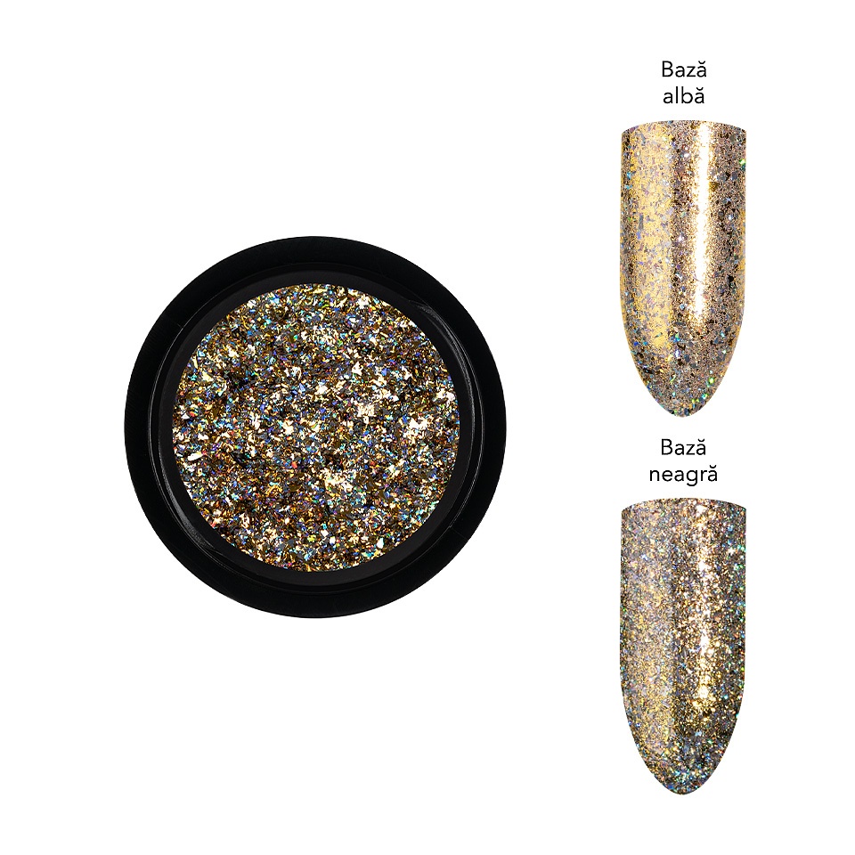 Pigment Unghii Galaxy Dreams LUXORISE, Golden Universe - 1 | YEO