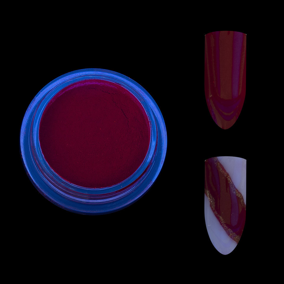 Pigment Unghii Neon LUXORISE, Red - 1 | YEO