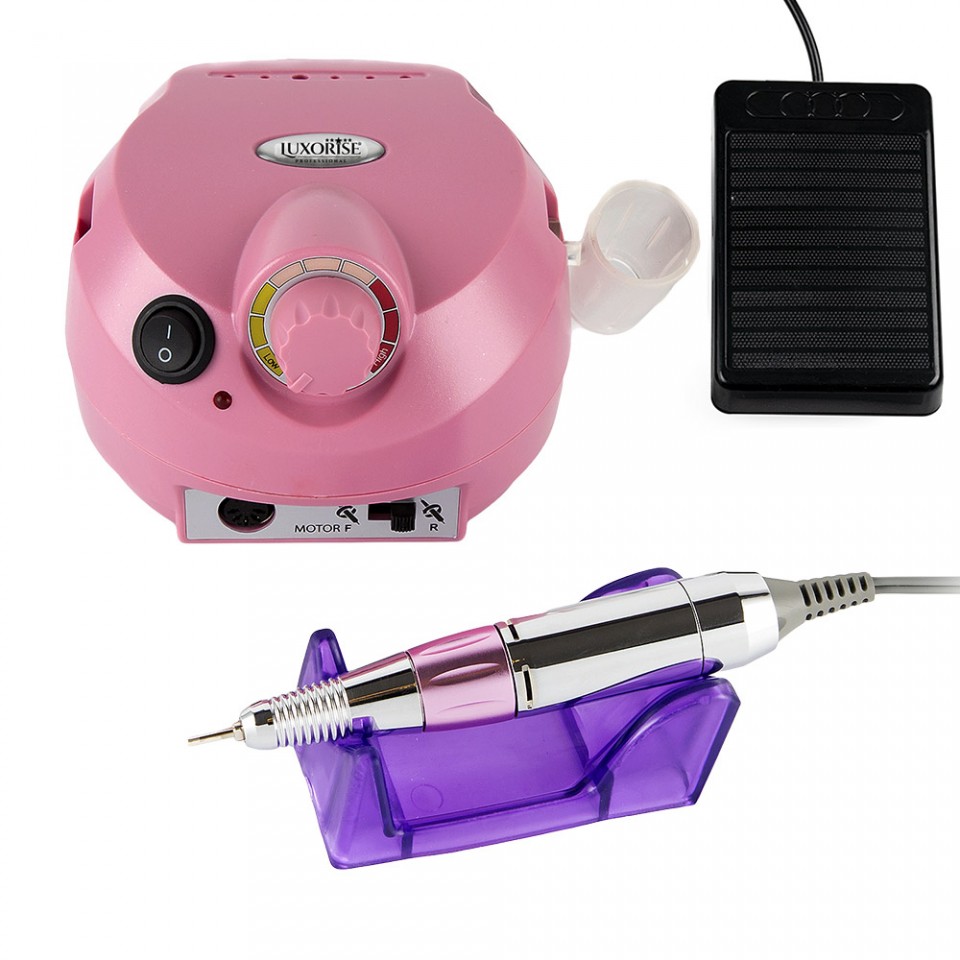 Pila electrica profesionala PowerPRO Elite - LUXORISE , 30.000 RPM, Pink - 1 | YEO