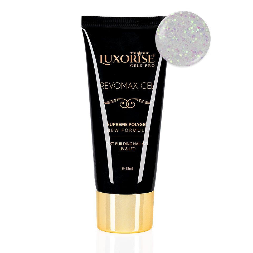 Polygel REVOMAX GEL LUXORISE Celestial Sprinkles, 15ml