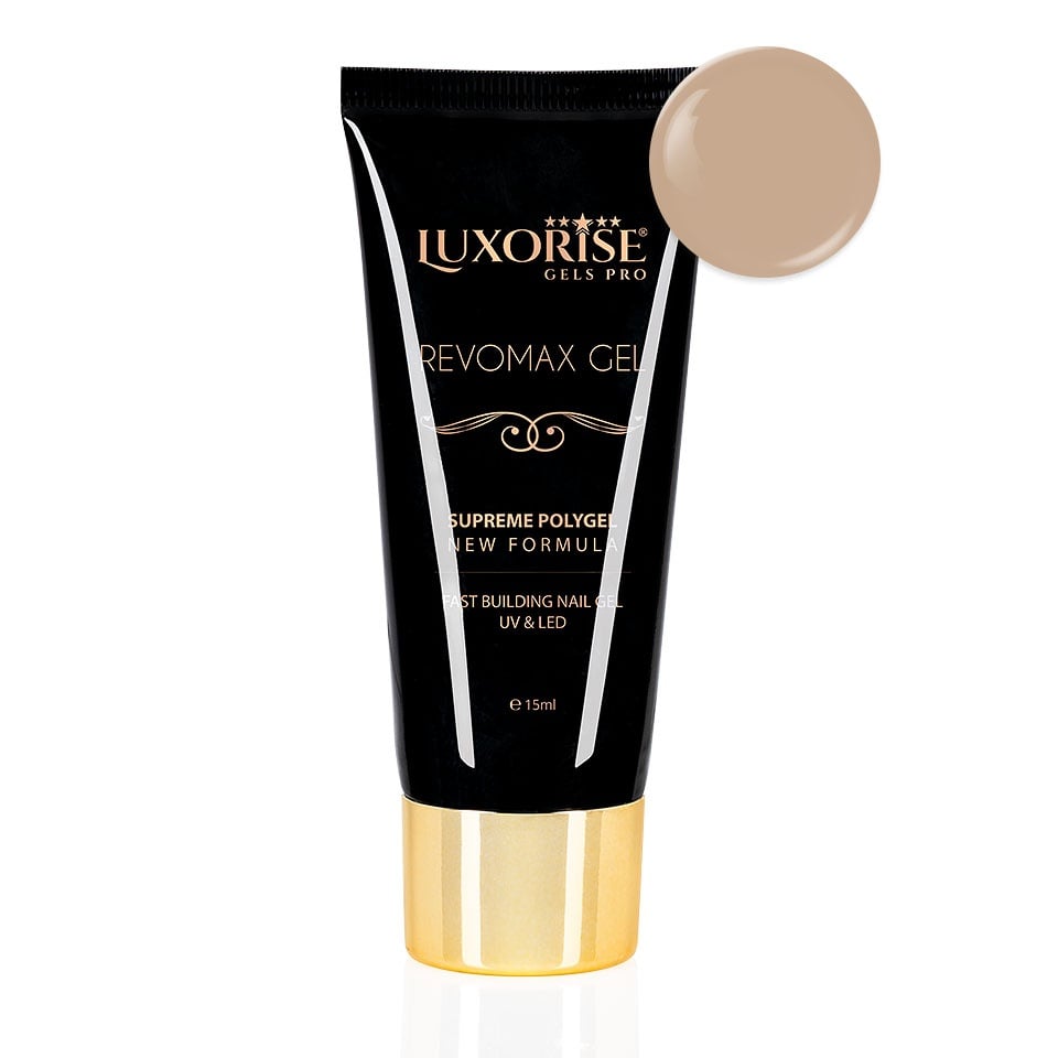 Polygel REVOMAX GEL LUXORISE Nude Chocolate, 15g