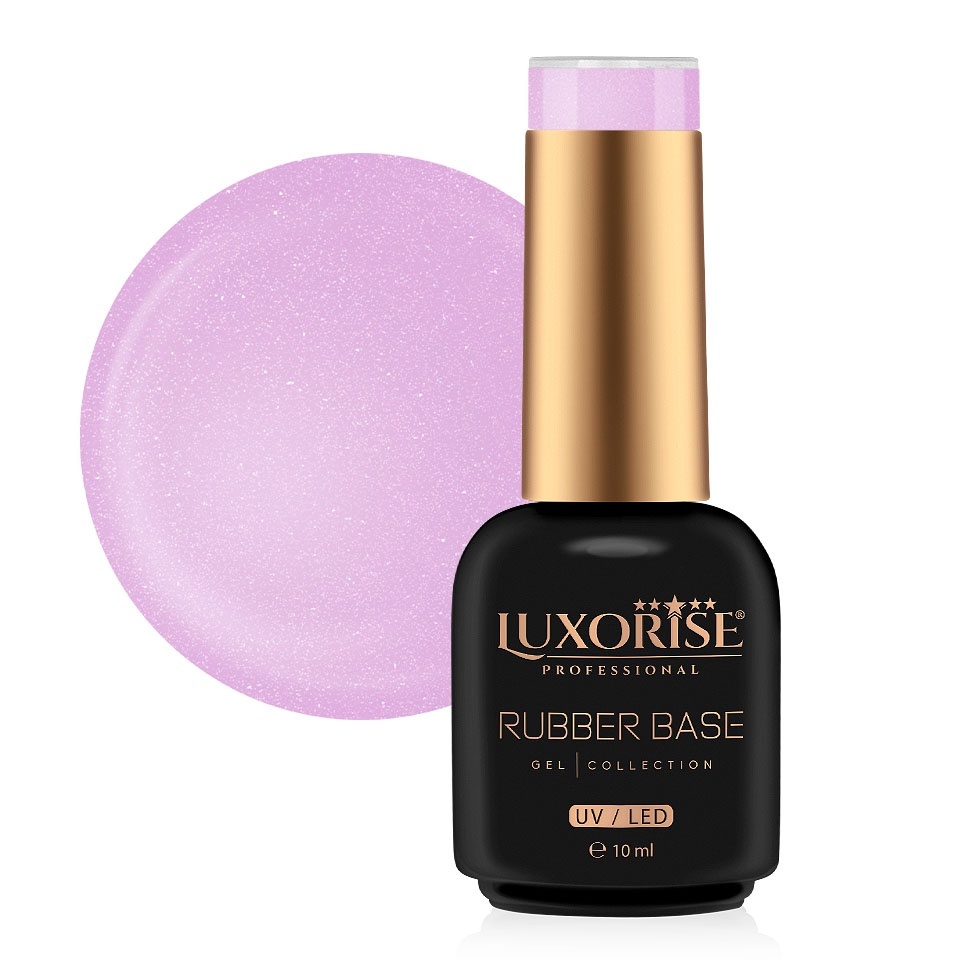 Rubber Base LUXORISE - Grape Glitz 10ml