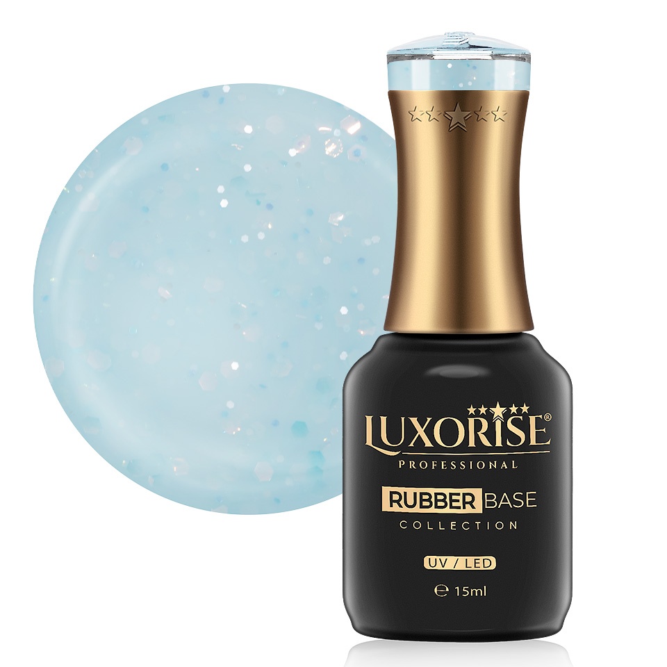 Rubber Base LUXORISE Sparkling Collection - Serene Shine 15ml