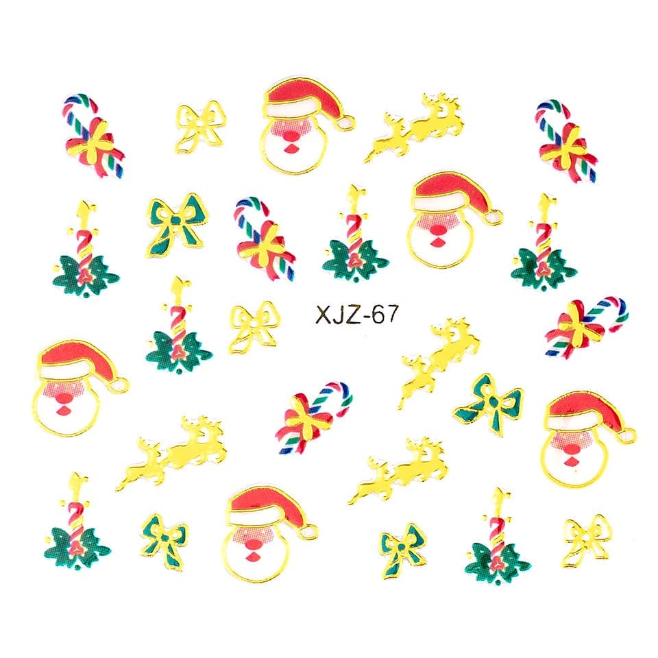 Sticker 3D Unghii LUXORISE, Christmas Story XJZ-67