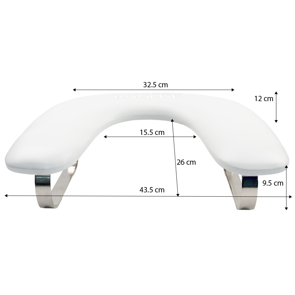 Suport Manichiura ZenU LUXORISE, White & Silver - 1 | YEO