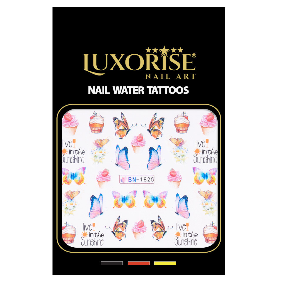 Tatuaj Unghii LUXORISE Butterfly Escape, BN-1825 - 1 | YEO