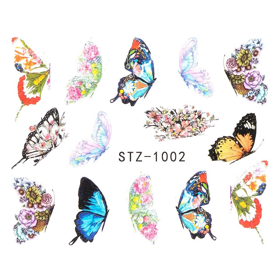 Tatuaj Unghii LUXORISE Butterfly Wings, STZ-1002 - 1 | YEO