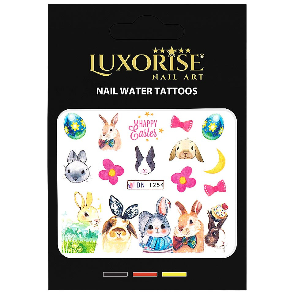 Tatuaj Unghii LUXORISE Easter Bunny, BN-1254 - 1 | YEO