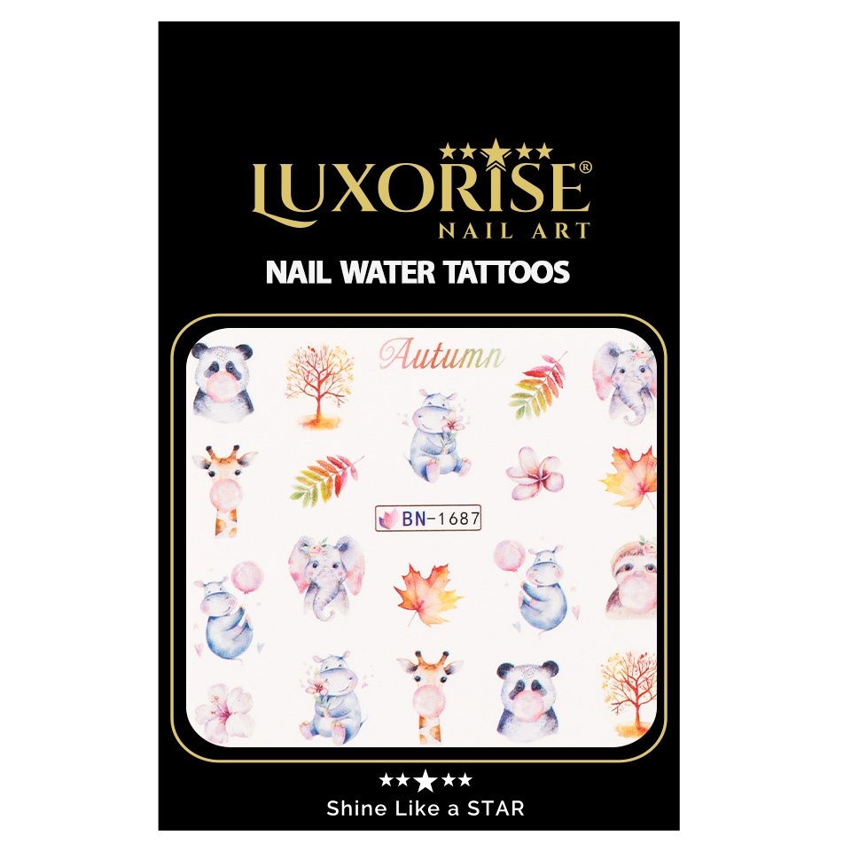 Tatuaj Unghii LUXORISE Fall Muse, BN-1687 - 1 | YEO