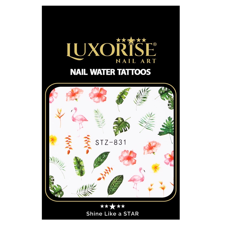 Tatuaj Unghii LUXORISE Flamingo & Run, STZ-831 - 1 | YEO