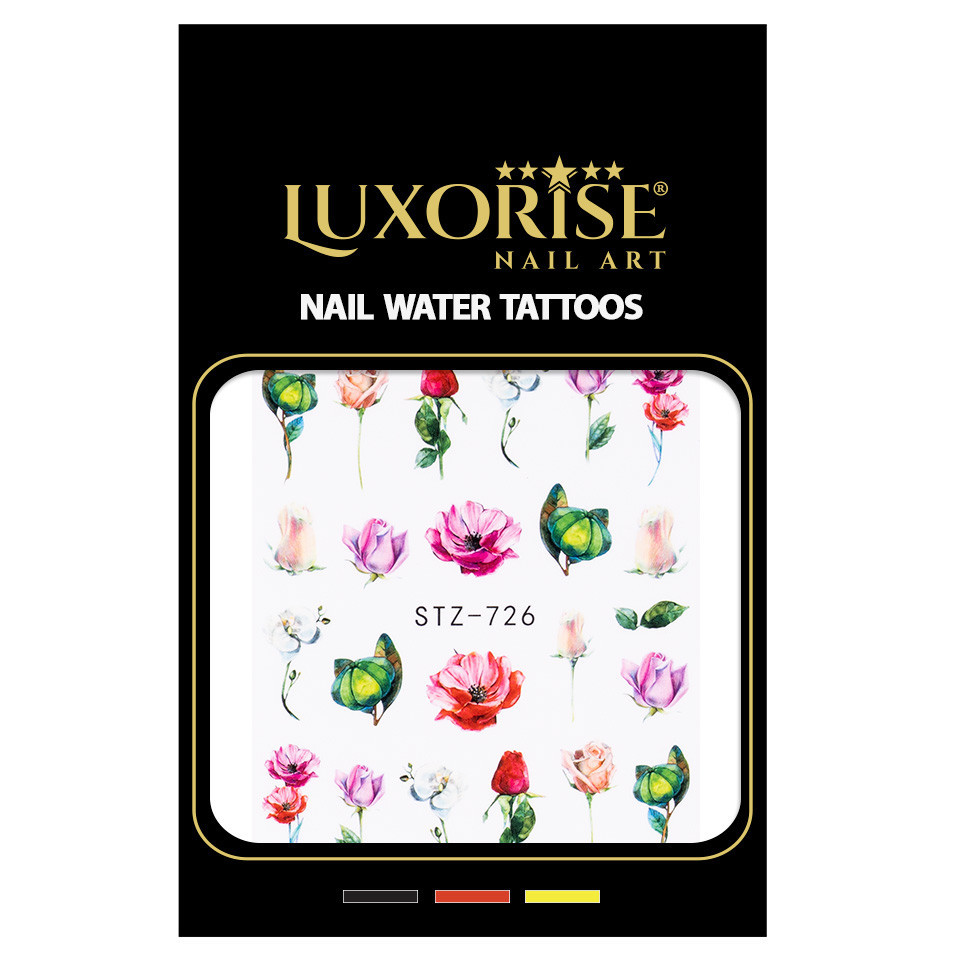 Tatuaj Unghii LUXORISE Flower Dream, STZ-726 - 1 | YEO